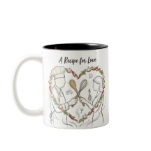 Romantischer Koch & Geschenk für kochendes Paar