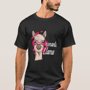 Romantischer Lama-Bauer T-Shirt