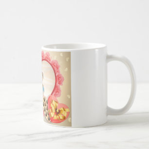 Romantischer Liebe Herz Kunst Druck Kaffeetasse