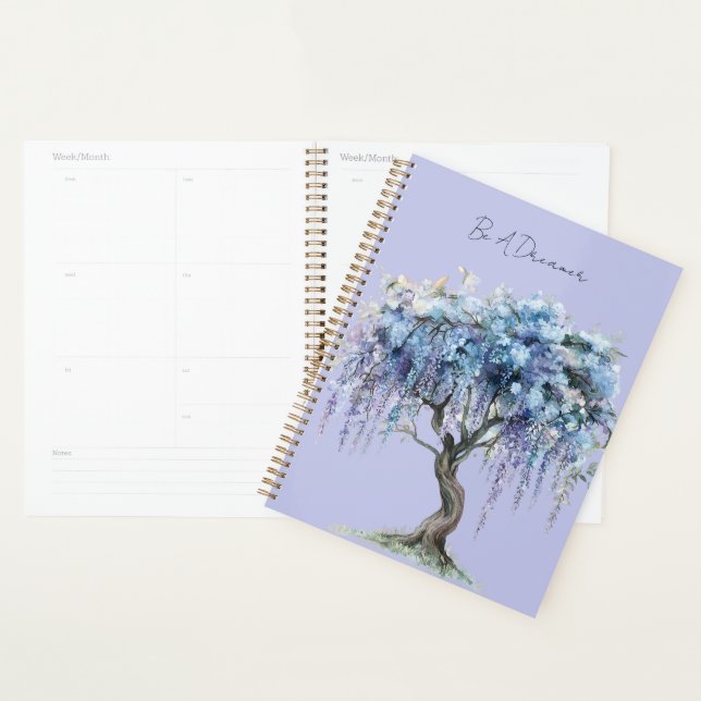 Romantischer lila blühender Baum  Planer (Anzeige)
