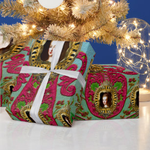 Romantischer Marie Antoinette Geschenkpapier