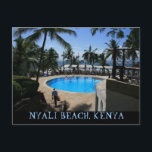 Romantischer Nyali Beach, Mombasa Küste Kenia Post Postkarte<br><div class="desc">Romantischer Nyali Strand, Mombasa, Kenya Postcard Es ist immer baldige Tage und Nächte in romantischen weißen Korallen Nyali Beach in der Nordküste von Mombasa vor dem Indischen Ozean in Kenia. Die Küstenprovinz zieht das ganze Jahr über viele Touristen an. Foto und Design von Marlene C. Francia aus dem Kenya Postkarten...</div>