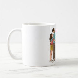 Romantischer Paarliebesbecher Kaffeetasse