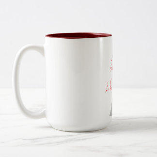 Romantischer Paarsilhouette-Becher - Ich bin sein Zweifarbige Tasse