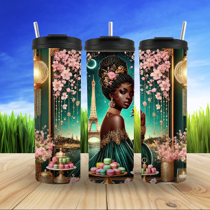 Romantischer Pariser Abend Thermosbecher