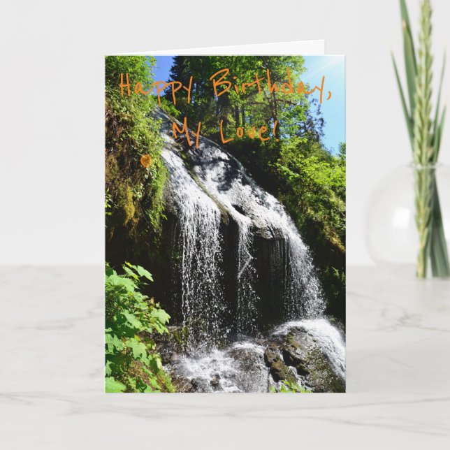 Romantischer Partner - Geburtstagskarte Karte (Vorderseite)