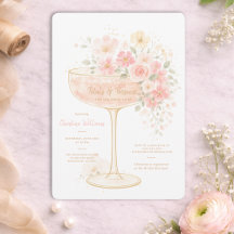 Romantischer Prosecco & Blüten-Junggesellinnenabsc