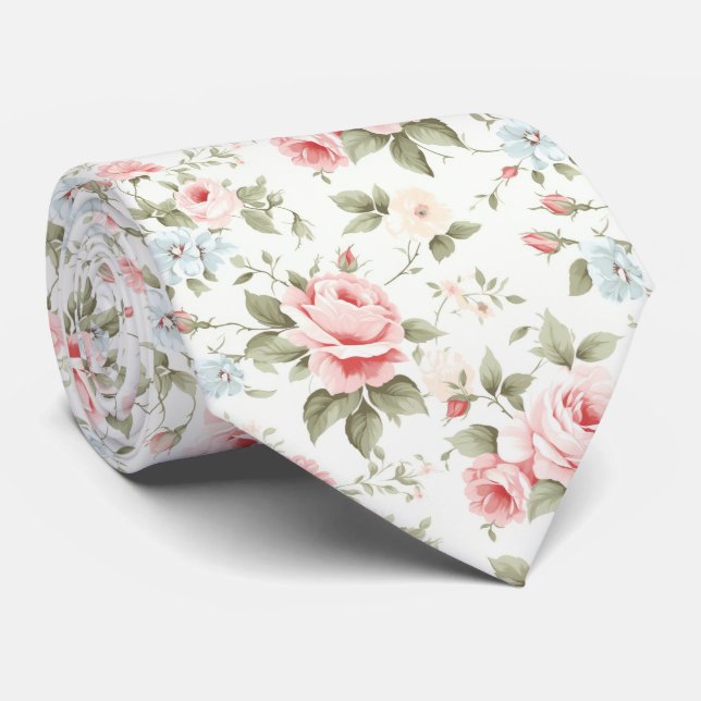 Romantischer Rosa Besondere Anlass Neck Tie Krawatte (Gerollt)