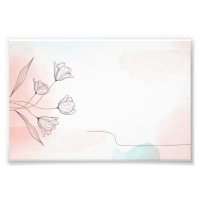 Romantischer Rosa Watercolor