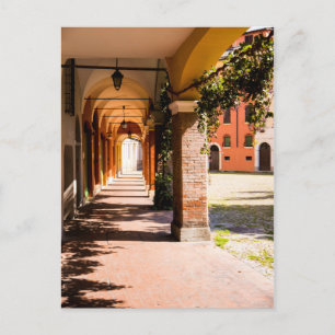 Romantischer Spazierweg in Hübsch Modena, Italien Postkarte