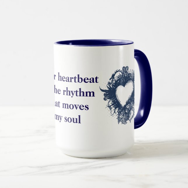 Romantischer Spruch Tasse (VorderseiteRechts)