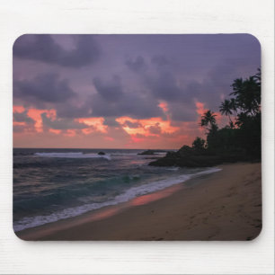 Romantischer Strand in Dusk Mousepad