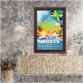 Romantischer Urlaub auf Honeymoon Jamaica Insel Ka Poster