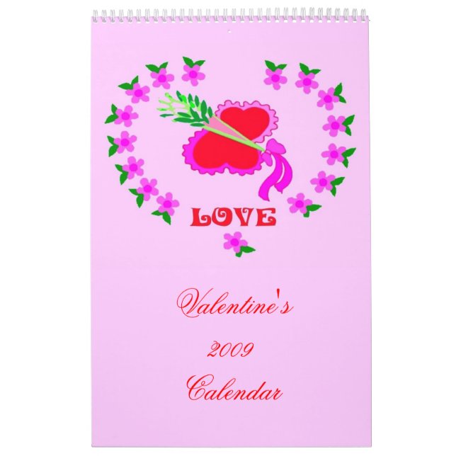 Romantischer Valentiner Kalender 2009 (Titelbild)