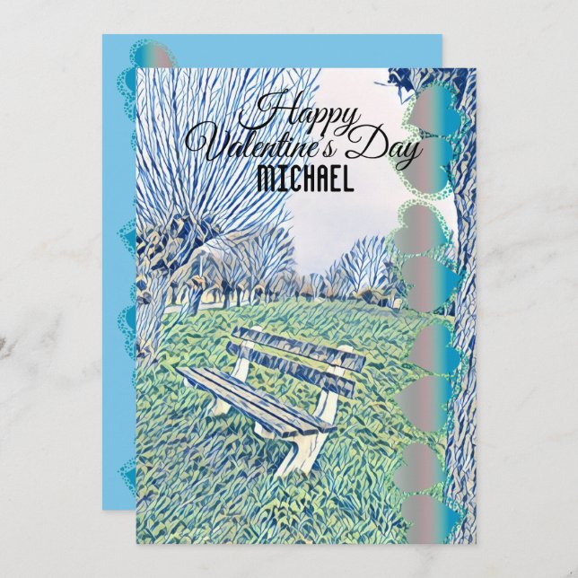 Romantischer Valentinstag Herzgarten Benz (Vorne/Hinten)