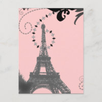 Romantischer Vintager Eiffelturm Paris Wedding
