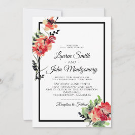 Romantischer Vintager Garten | Hochzeit Einladung