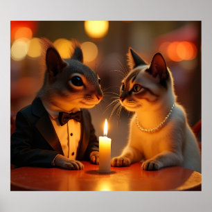 Romantisches Abendessen Poster