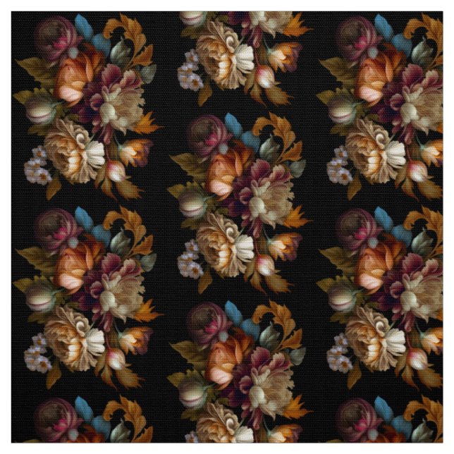 Romantisches "Alt Welt" Blumenmuster Stoff (Muster)