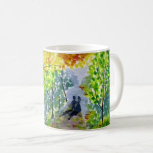 Romantisches Ambiente Kaffeemaschine Tasse von Ras