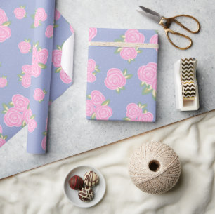 Romantisches Antiquitäten-Rosendesign Geschenkpapier