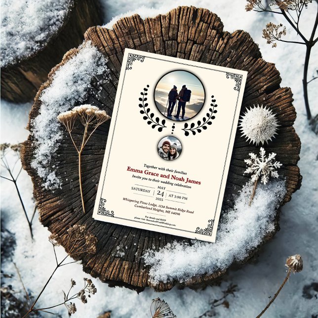 Romantisches Bergabenteuer Einladung (Von Creator hochgeladen)