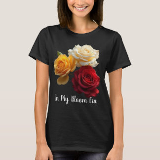 Romantisches Blumen-Grafik-T-Shirt T-Shirt