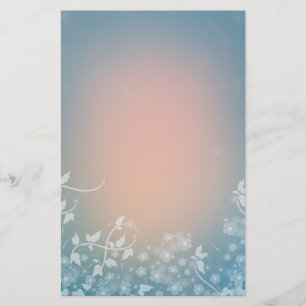 Romantisches Blumendesign Briefpapier