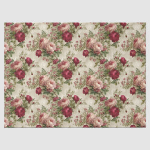 Romantisches Blumendesign Seidenpapier