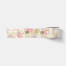 Romantisches Blumenpapier für Wasserfarben - Elega Satinband