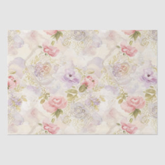 Romantisches Blumenpapier für Wasserfarben - Elega Seidenpapier