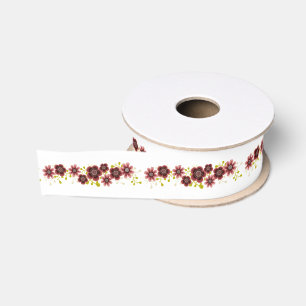 Romantisches Blumenstrauß-Hochzeits-Band Ripsband