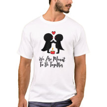 Romantisches Couple-Silhouette-Design