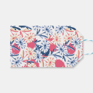 Romantisches Daisy-Blume-Muster Geschenkanhänger