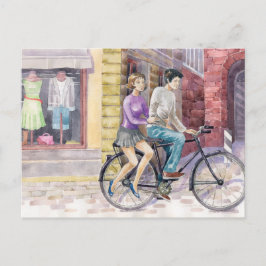 Romantisches Datum Postkarte