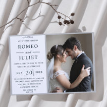 Romantisches Foto Hochzeit