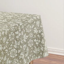 Romantisches Französisch Vintag Beige Blumenmuster