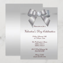 Romantisches Gem Bow & Ribbon Valentine's Day Part