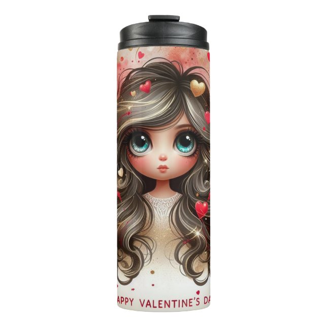 Romantisches Geschenk Thermosbecher (Vorderseite)