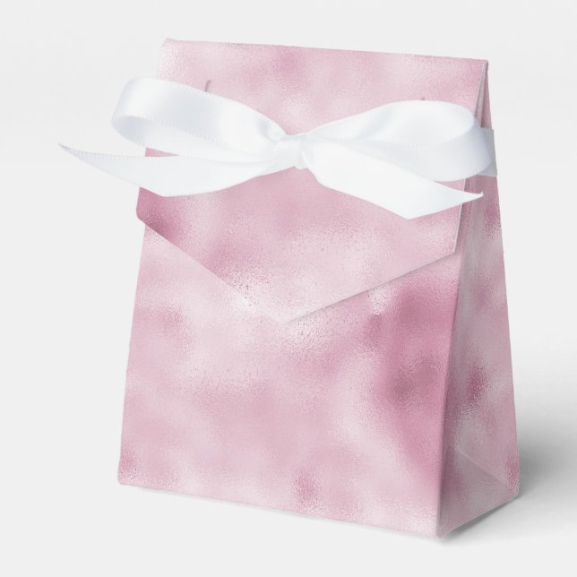Romantisches Glam Pink-Brautparty Geschenkschachtel (Vorderseite)
