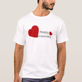 Romantisches glückliches Jubiläum T Shirt