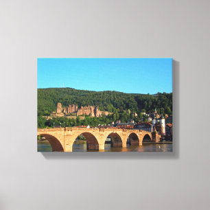 Romantisches Heidelberg-Schloss Leinwanddruck
