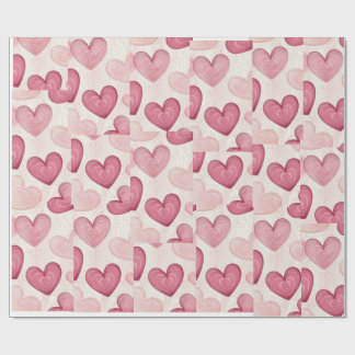 "Romantisches Herz-Geschenkpapier Geschenkpapier