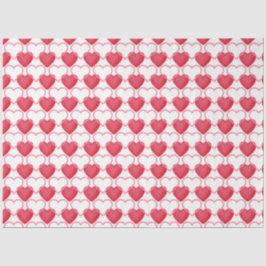Romantisches Herzinfarktpapier Seidenpapier