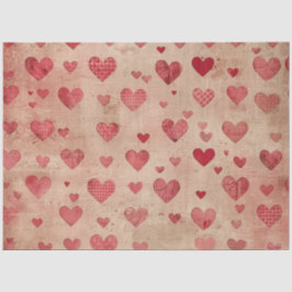 Romantisches Herzinfarktpapier Seidenpapier