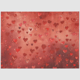 Romantisches Herzinfarktpapier Seidenpapier