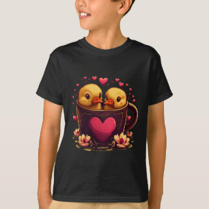 Romantisches Herzklappenpaar, Valentinstag T-Shirt