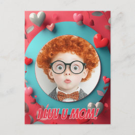 Romantisches Herzkreislauf Postkarte