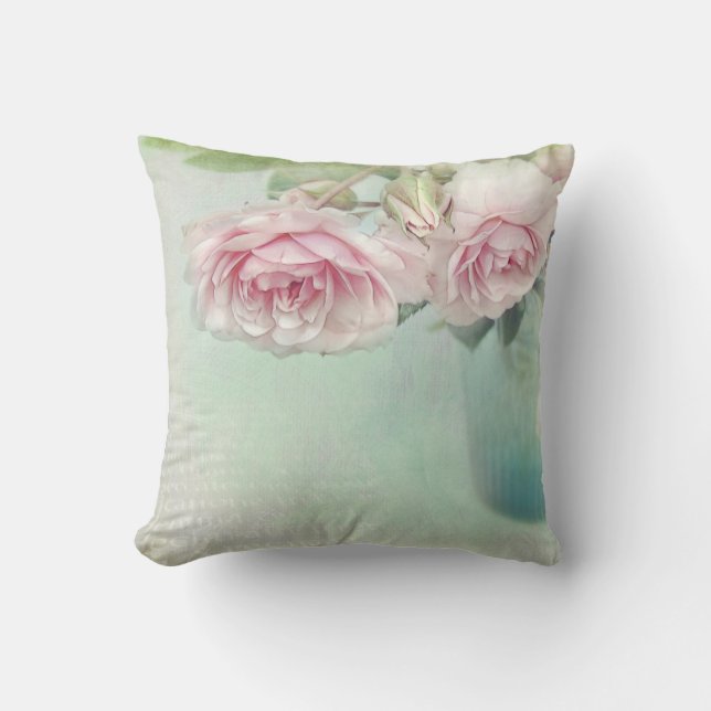 romantisches Kissen im aktuellen Shabby Style (Vorderseite)