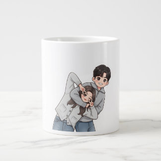 Romantisches Koreanisches Drama Süße Geste eines P Jumbo-Tasse